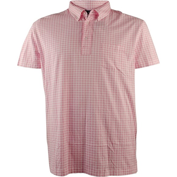 Ralph Lauren Other - Ralph Lauren Polo Shirt Gingham Luxury Jersey Pink and White Pima Cotton